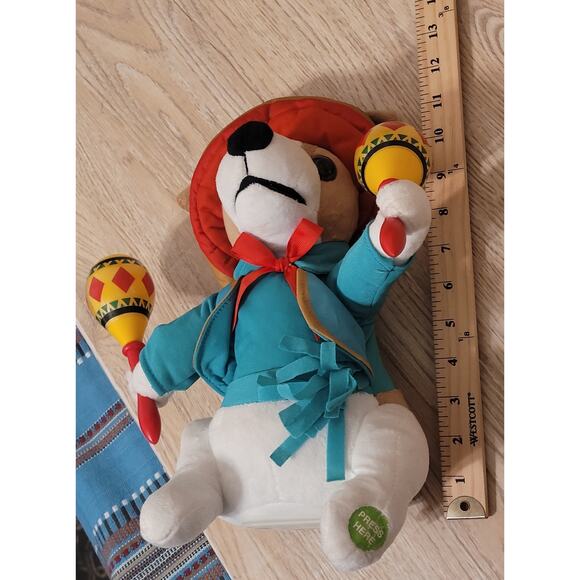 Animated Singing Mariachi Band Puppy Dog Chihuahua Sings La Bamba Tested Works - Picture 2 of 7